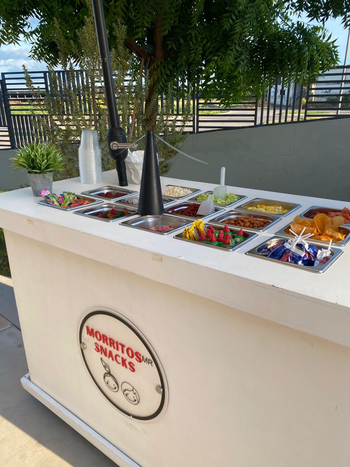 Estación de toppings