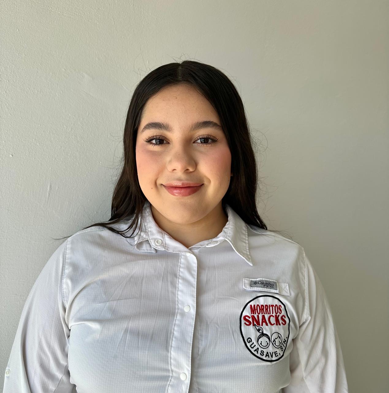 Frida, parte del equipo de Morritos Snacks